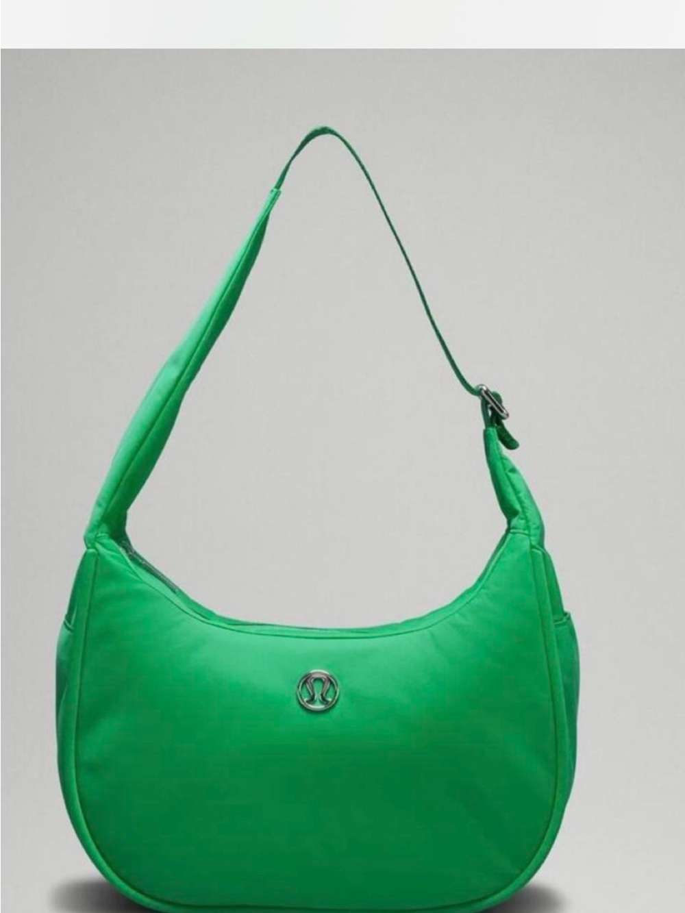 lululemon athletica Bright Green Crescent Shoulder Bag